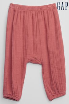 Pantaloni fără închidere gap Gauze (R80144) | 115 LEI