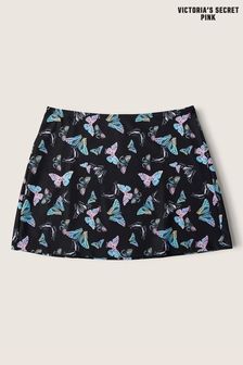 Victoria's Secret PINK Dark Charcoal Grey Butterfly High Waist Swim Mini Skirt (R80708) | €22.50