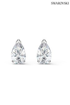 Swarovski Silver Attract Pear Stud Pierced Earrings (R80949) | ₪ 256