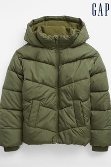 Gap Green Water Resistant Cold Control Quilted Puffer Jacket (R82533) | 77 €