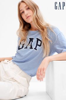 Gap Light Blue Logo Short Sleeve Crew Neck T-Shirt (R82571) | €15