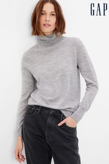 Gap Grey Merino Turtleneck Jumper (R82581) | €34