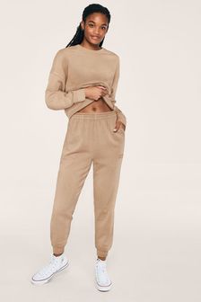 Pink high best sale waist campus jogger