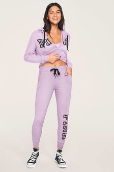 Пурпурный Cabana - Классические узкие спортивные брюки с логотипом Victoria's Secret PINK (R83209) | €63