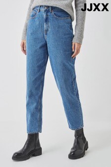 ג'ינס בכחול רגיל - ג'ינס אמהות בגזרת מותן גבוהה של JJXX (R83315) | ‏115 ₪