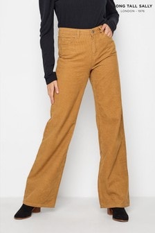 Long Tall Sally Yellow Wide Leg Cord Trouser (R83483) | €63