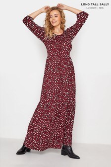Long Tall Sally Red Printed Midaxi Dress (R83492) | 52 €