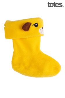 Totes Yellow Lion Welly Socks (R83838) | €15