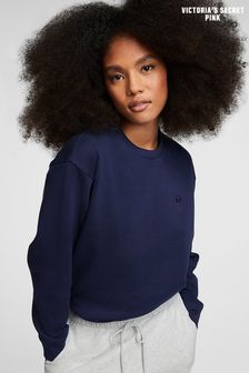 Victoria's Secret PINK Midnight Navy Blue Fleece Oversized Sweatshirt (R83977) | €56