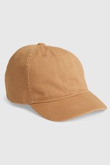 Gap Brown Toddlers Organic Cotton Washed Baseball Hat (R84122) | €13