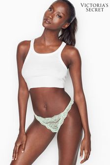 Victoria's Secret Pale Sky Grey Corded Thong Knickers (R88266) | €20