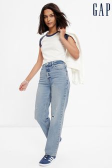 Gap Light Wash Blue Organic Cotton 90's Loose Jeans (R90789) | €27