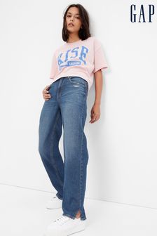 Gap Dark Wash Blue Organic Cotton 90's Loose Jeans (R90790) | €27