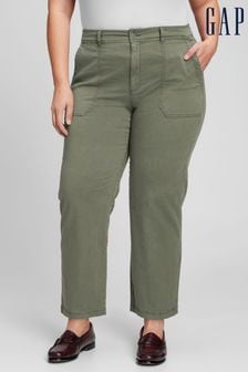 Gap Green High Rise Girlfriend Utility Trousers (R91628) | €30