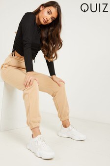 Quiz Brown High Waisted Joggers (R91875) | €13.50