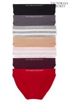 Victoria's Secret Black Nude and Grey Multipack Smooth Seamless Bikini Panty (R92644) | €48