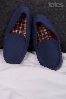 Totes Navy Childrens Moccasin Style Slipper (R93700) | INR 1,544