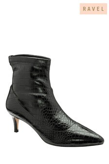 Ravel Black Ankle Boot (R94177) | $107