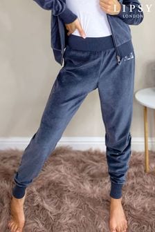 Темно-серый - Спортивные брюки из велюра Lipsy (R94296) | €27