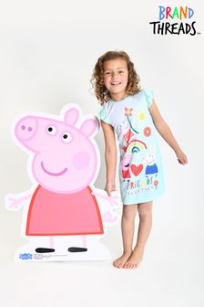 Brand Threads Teal Girls Peppa Pig Nightie (R94441) | ₪ 46
