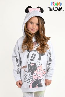 Brand Threads Grey Disney Minnie Mouse Hoodie (R94445) | €22.50