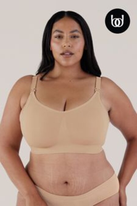 مكشوف - حمالة صدر مستدامة بقالبة كامل بدون حواف للرضاعة Body Silk من Bravado (R95543) | 175 ر.ق