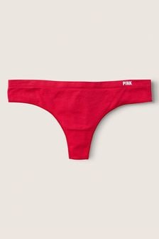 Victoria's Secret PINK Pepper Red Thong Seamless Knickers (R95634) | kr160