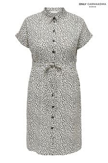 ONLY Curve White Waist Tie Shirt Dress (R96061) | €19.50