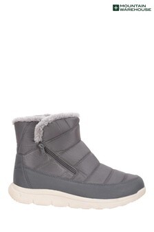 Mountain Warehouse Grey Boston Fleece-Lined Womens Walking Boots (R96129) | 59 €