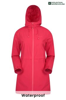 Mountain Warehouse Red Hilltop Womens Waterproof Jacket (R97403) | $105