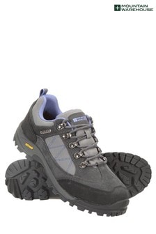 Mountain Warehouse Grey Grey Storm Waterproof Womens Isogrip Shoes (R97433) | ₪ 373