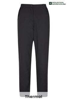 Mountain Warehouse Black Arctic Thermal Fleece Lined Stretch Womens Trouser (R97853) | €31