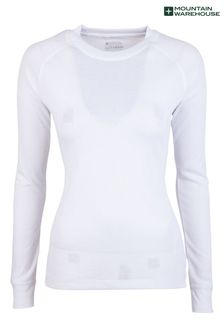 Mountain Warehouse White Talus Womens Long Sleeved Thermal Top (R97955) | ₪ 75