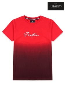 Threadboys Red Positive Ombre T-Shirt (R98688) | KRW16,400