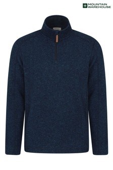 Mountain Warehouse Blue Idris Mens Half-Zip Fleece (R99283) | $50