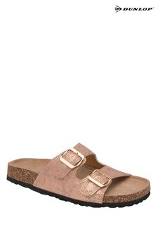 Dunlop Rose Gold Ladies Open Toe Sandals (R99543) | ₪ 116