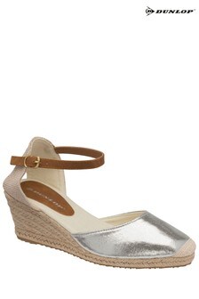 Silber - Dunlop Damen Sandalen mit Keilabsatz (R99550) | 47 €