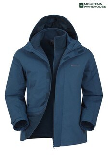 Mountain Warehouse Blue Fell Mens 3 in 1 Water Resistant Jacket (R99985) | ₪ 179
