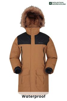 Mountain Warehouse Brown Antarctic Extreme Waterproof Mens Down Jacket (R99995) | 368 €