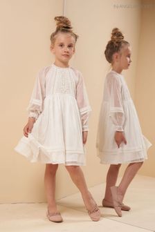 Angel & Rocket Cream Bo Boho Embellished Dress (T01029) | €58 - €60