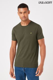 Vert olive - T-shirt Lyle & Scott ras du cou (T01180) | €33