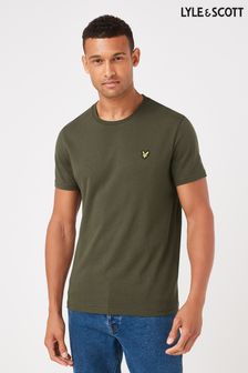 Olivengrün - Lyle & Scott T-Shirt mit Rundhalsausschnitt (T01180) | 38 €