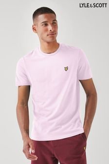 Lyle & Scott Pink Crew Neck 100% Cotton T-Shirt (T01183) | $48