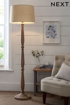 Natural Clifton Wood Floor Lamp (T01204) | €238