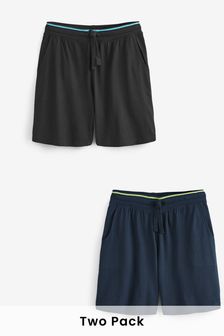Black/Navy Tipped Shorts 2 Pack (T01393) | €24