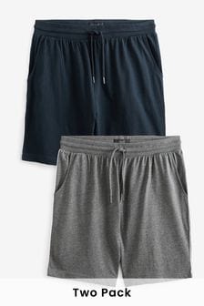 Navy Blue/Grey Lightweight Shorts 2 Pack (T01396) | 103 QAR
