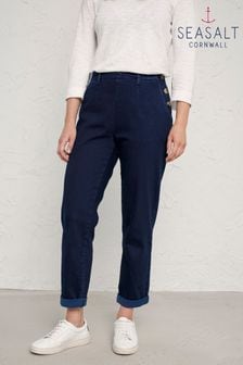 Seasalt Cornwall Blue Petite Waterdance Jeans (T01557) | $107