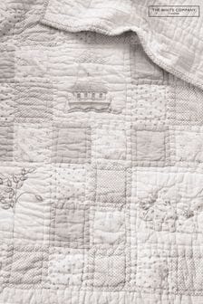 The White Company White Kids Noah's Ark Cot Bed Quilt (T02586) | 421 QAR