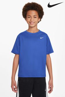 Синий - Nike Dri-fit Multi + Training T-shirt (T02721) | €24