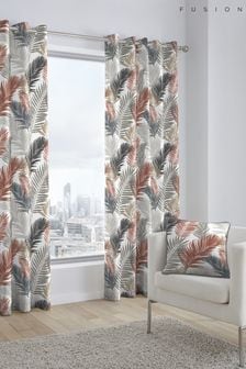 Fusion Tropical Eyelet Curtains (T02971) | ₪ 140 - ₪ 279
